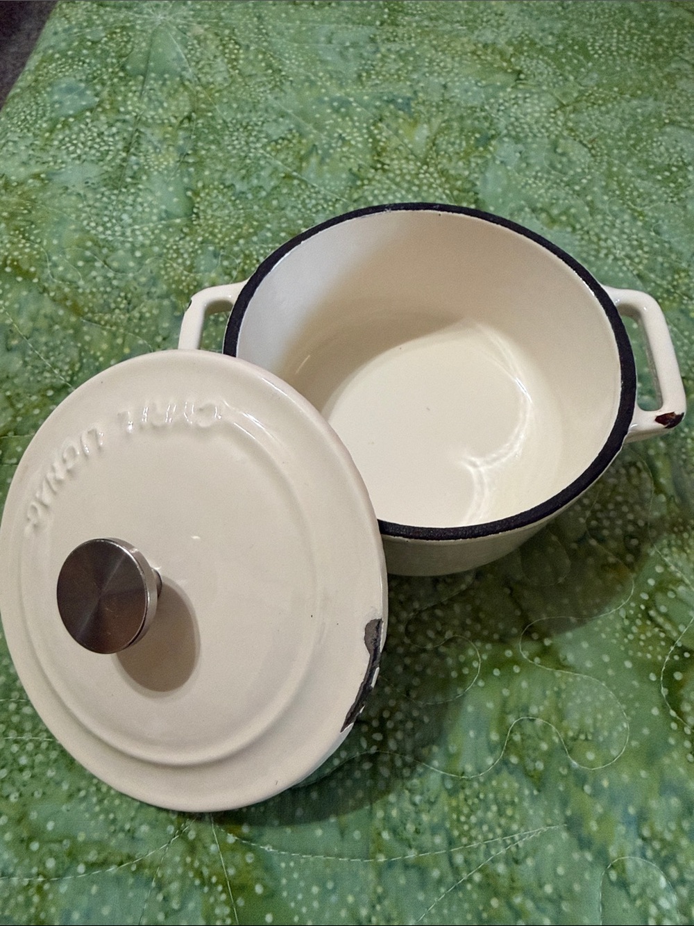 Cyril Lignac Cocotte Ronde  10 Mini Cast iron enameled Dutch oven with lid